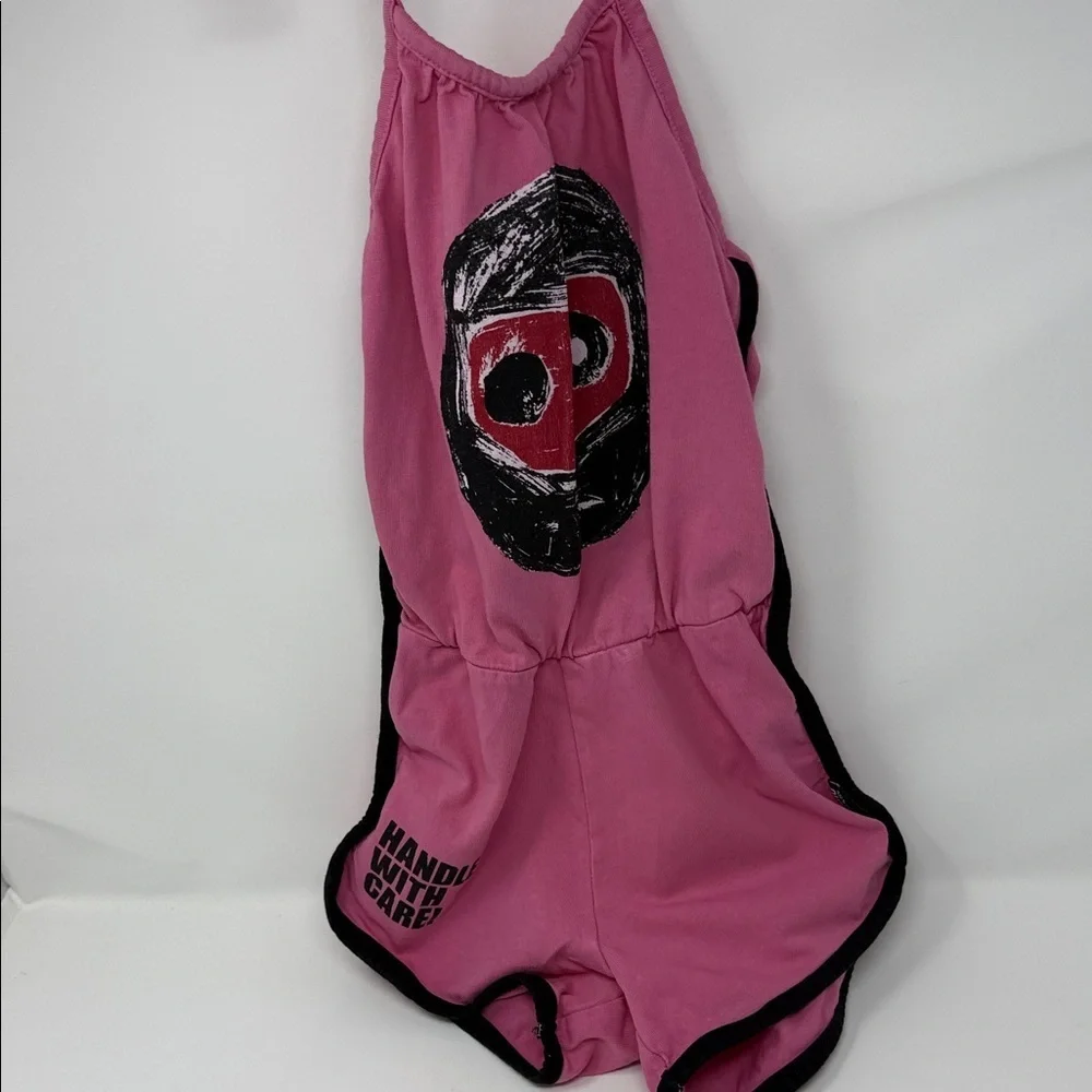 Nununu Kid’s Pink Romper with Graphic Print Size 2-3